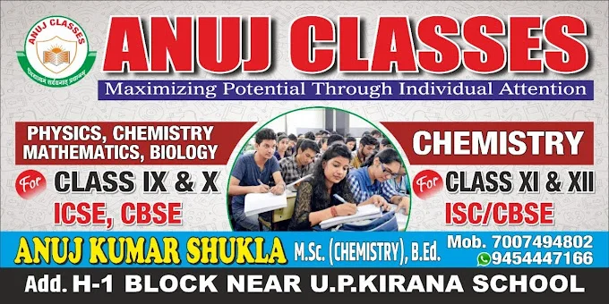 ANUJ CLASSES Kidwai Nagar Cover Photo