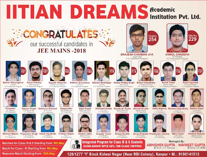 IITIAN DREAMS Kidwai Nagar Cover Photo